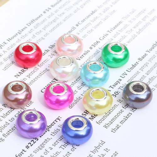 Perles acrylique de pandore , DIY, plus de couleurs à choisir, 14x9mm, 100PC/sac, Vendu par sac