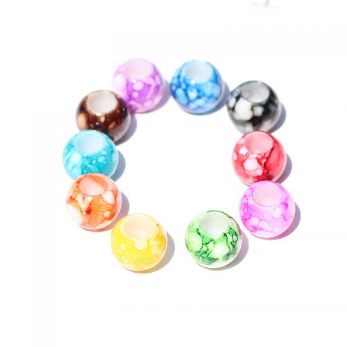 Akril European perle, možete DIY, više boja za izbor, 12x10mm, Prodano By PC
