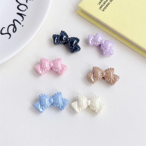 Acrylic Jewelry Beads Bowknot DIY Sold By Bag