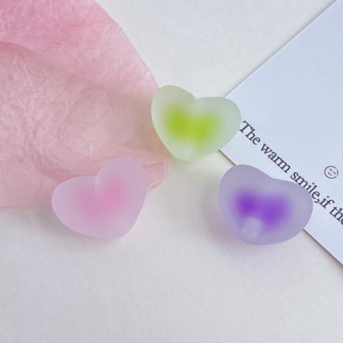 Perle acrylique, coeur, DIY, plus de couleurs à choisir, 14mm, 200PC/sac, Vendu par sac