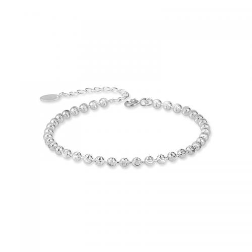 925 Sterling Silver Bangle Bracelet, with 1.37inch extender chain, fashion jewelry & for woman, nickel, lead & cadmium free, Length:Approx 6.1 Inch, Sold By PC