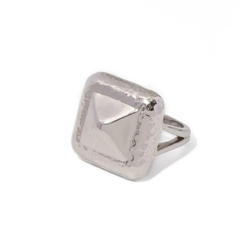 Палец кольцо из нержавеющей стали, Нержавеющая сталь 304, ювелирные изделия моды & Женский, оригинальный цвет, не содержит никель, свинец, inner Diameter:1.75cm, продается PC