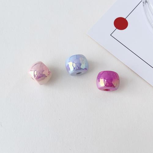 Akryl smycken pärlor, Trumma, DIY, fler färger för val, 11x13.50mm, 300PC/Bag, Säljs av Bag