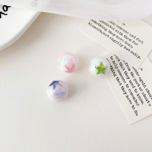 Perle acrylique, Rond, DIY, plus de couleurs à choisir, 15mm, 200PC/sac, Vendu par sac