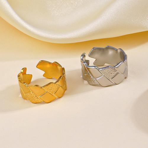 Ring Finger ze stali nierdzewnej, Stal nierdzewna 304, biżuteria moda & dla kobiety, dostępnych więcej kolorów, inner diameter 17mm, sprzedane przez PC