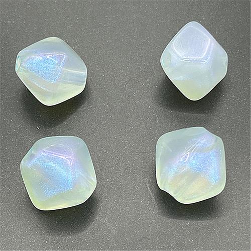 Acrylic Jewelry Beads, irregular, DIY, more colors for choice, 16x19mm, Hole:Approx 3mm, Approx 240PCs/Bag, Sold By Bag