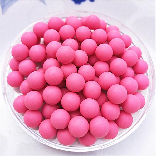 Opaque Acrylic Beads, Round, DIY & different size for choice & no hole, more colors for choice, Sold By Bag