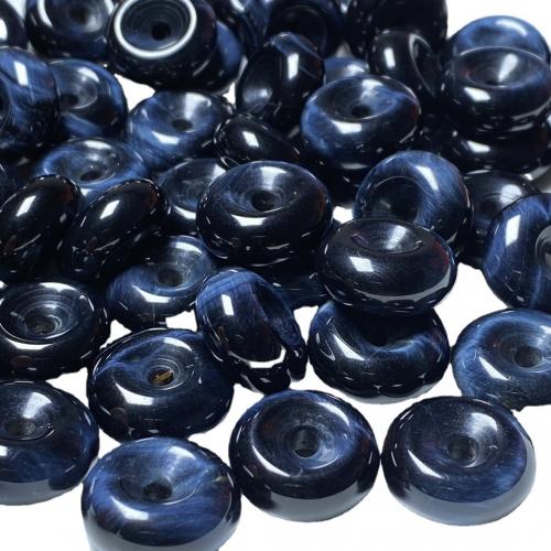 Tigerauge Perlen, rund, DIY, blau, 17.90mm, verkauft von PC
