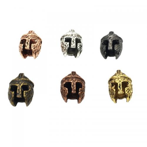 Tibetan Style Jewelry Beads, Helmet, plated, DIY, more colors for choice, 10x13mm, Sold By PC