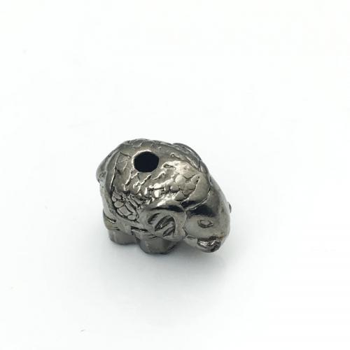 Tibetan Style Animal Beads, Elephant, plated, DIY, more colors for choice, 12x10mm, Sold By PC