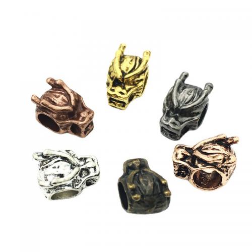 Zinc Alloy Animal Beads Dragon plated DIY Sold By PC