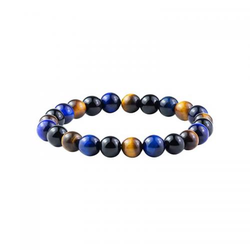 Gemstone Bracelets, fashion jewelry & Unisex, more colors for choice, Sold By PC
