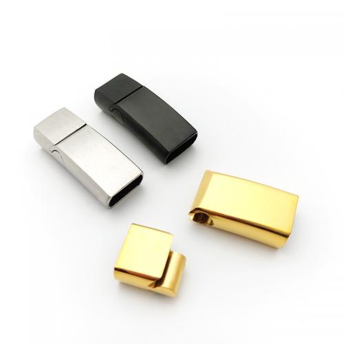 Edelstahl Magnetverschluss, 316 Edelstahl, poliert, DIY, keine, frei von Nickel, Blei & Kadmium, 12x6mm, 10PCs/Tasche, verkauft von Tasche