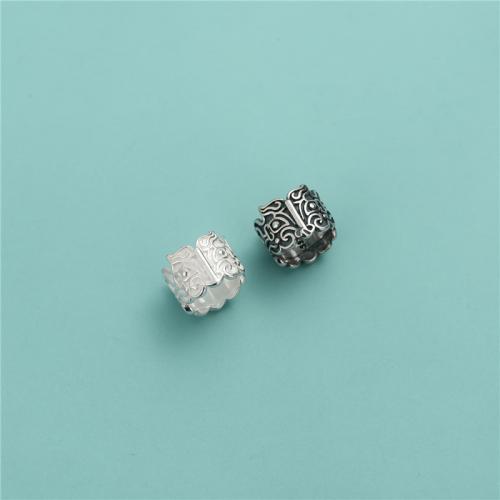 Perles en argent sterling 925, bête sauvage Fabuleuse, DIY, plus de couleurs à choisir, 10.20x6.70mm, Trou:Environ 7.6mm, Vendu par PC