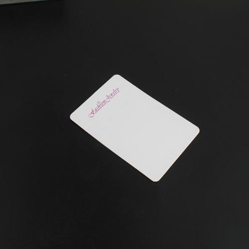 Карточка дисплея, бумага, Устойчивого, белый, 94.70x64.10x0.20mm, отверстие:Приблизительно 65x100x0.2mm, Приблизительно 200ПК/сумка, продается сумка