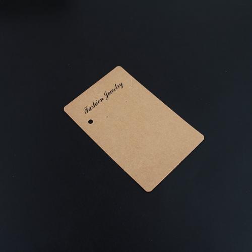 Карточка дисплея, бумага, Устойчивого, 99.70x65.30x0.14mm, отверстие:Приблизительно 65x100x0.2mm, Приблизительно 200ПК/сумка, продается сумка