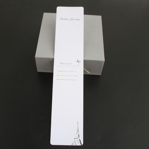 Карточка дисплея, бумага, Устойчивого, белый, 191x39.50x0.20mm, отверстие:Приблизительно 40x200x0.2mm, Приблизительно 200ПК/сумка, продается сумка