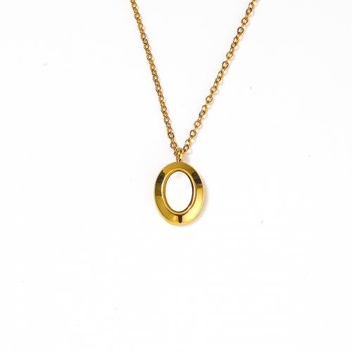 Collar de Acero Titanio, Partículas de acero, con Nácar Blanca, con 5CM extender cadena, para mujer, dorado, longitud:aproximado 45 cm, Vendido por UD