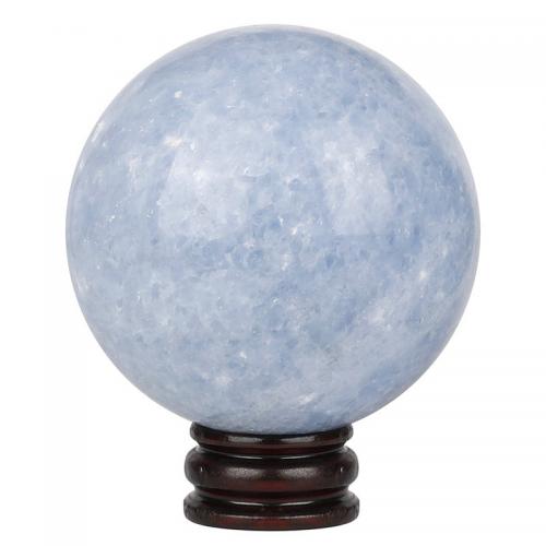 Fashion Decoration Kyanite with Wood Round polished for home and office blue Sold By PC