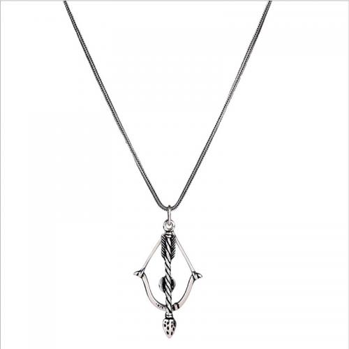 Ожерелье-пара, stannum, с титан, с 5cm наполнитель цепи, ювелирные изделия моды & Мужская, длина Приблизительно 60 см, продается PC