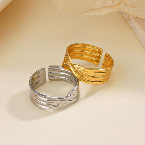 Ring Finger ze stali nierdzewnej, Stal nierdzewna 304, biżuteria moda & dla kobiety, dostępnych więcej kolorów, inner diameter 17mm, sprzedane przez PC