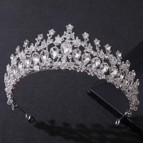 Bridal Tiaras, Tibetan Style, handmade, fashion jewelry & for woman & with rhinestone, more colors for choice, nickel, lead & cadmium free, Inner Diameter:Approx 160mm, Sold By PC