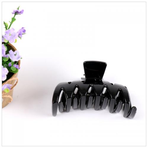 Hair Claw Clips, ABS Plastic, fashion jewelry & for woman, black, 89x45x39mm, 12PCs/Lot, Sold By Lot