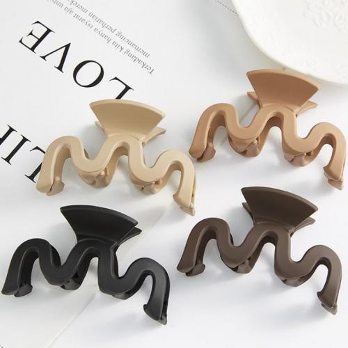 Hair Claw Clips, ABS Plastic, painted, fashion jewelry & for woman, more colors for choice, 87x45x55mm, Sold By PC