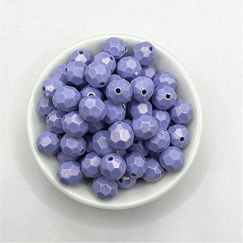Opaque Acrylic Beads, DIY & different size for choice & faceted, more colors for choice, Sold By Bag