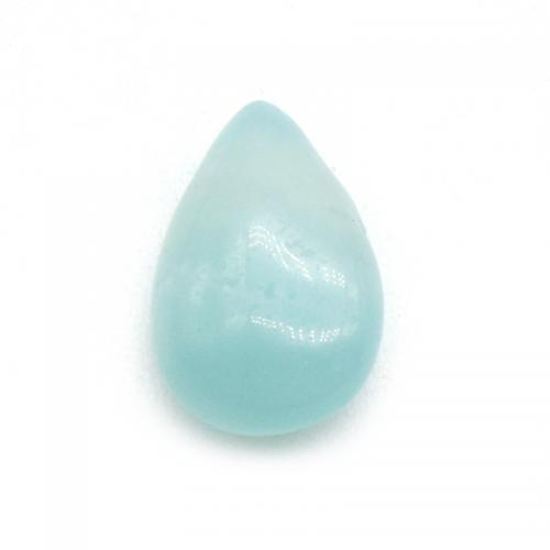 Gemstone Pendants Jewelry, ​Amazonite​, Teardrop, DIY, light blue, 8x13mm, Hole:Approx 1mm, 10PCs/Bag, Sold By Bag