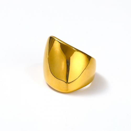 Ring Finger Titantium stali, różnej wielkości do wyboru & dla kobiety, złoty, sprzedane przez PC