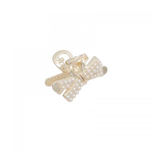 Hair Claw Clips Zinc Alloy with Plastic Pearl fashion jewelry & for woman nickel lead & cadmium free Sold By PC