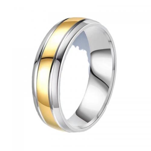 Titanium Čelik Finger Ring, s Kubni cirkonij, modni nakit & različitih stilova za izbor, nikal, olovo i kadmij besplatno, Prodano By PC