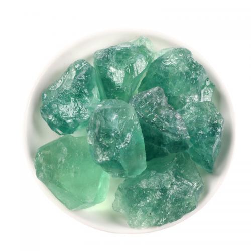 Green Fluorite Decoration, irregular, different size for choice, 100G/Lot, Sold By Lot