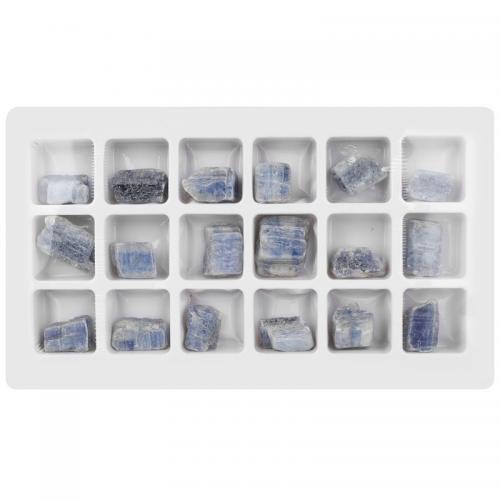 Fashion Decoration, Kyanite, with PVC Plastic, irregular, blue, Length about 20-30mm, 18PCs/Box, Sold By Box