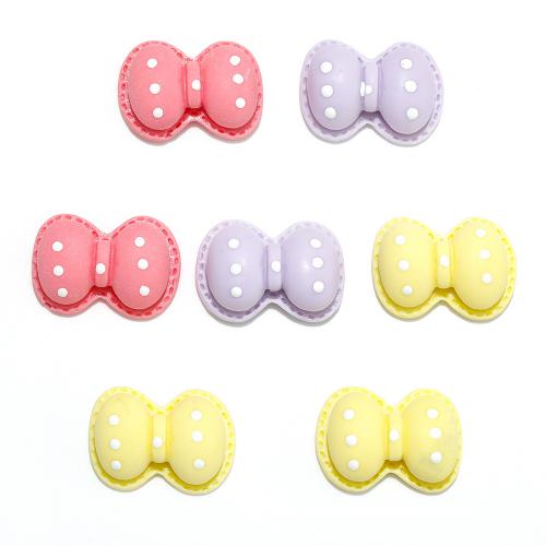 Fashion Resin Cabochons, Bowknot, DIY, more colors for choice, 19x13x7mm, Approx 100PCs/Bag, Sold By Bag