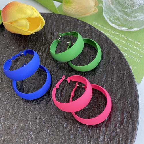 Resin Earring, fashion jewelry & for woman, more colors for choice, Long: About 38mm, Sold By Pair