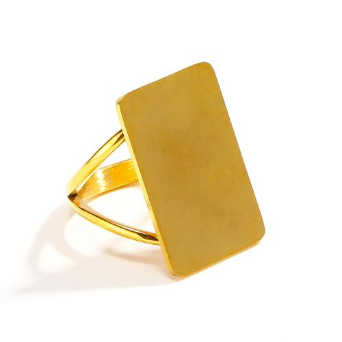 Ring Finger Titantium stali, różnej wielkości do wyboru & dla kobiety, złoty, sprzedane przez PC