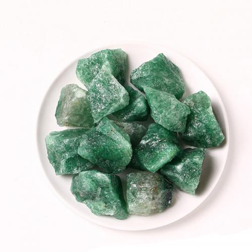 Strawberry Quartz Decoration, irregular, different size for choice, green, 100G/Lot, Sold By Lot