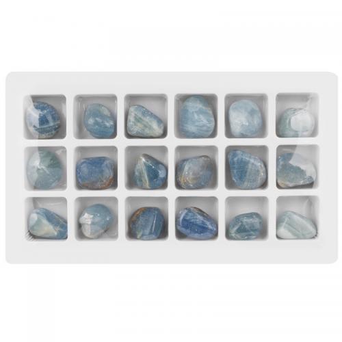 Fashion Decoration Blue Agate with PVC Plastic irregular blue Length about 20-30mm Sold By Box