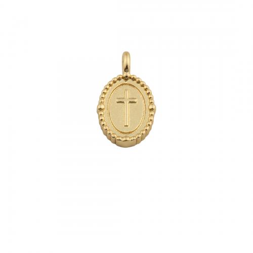 Brass Jewelry Pendants, 14K gold plated, DIY, nickel, lead & cadmium free, 16x9x2mm, Hole:Approx 2mm, Sold By PC