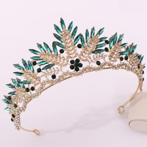 Bridal Tiaras, Tibetan Style, fashion jewelry & for woman & with rhinestone, more colors for choice, nickel, lead & cadmium free, Inner Diameter:Approx 160mm, Sold By PC