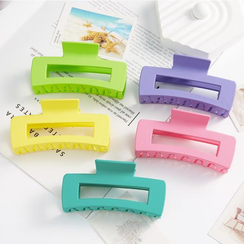 Hair Claw Clips, ABS Plastic, painted, fashion jewelry & different size for choice & for woman, more colors for choice, Sold By PC