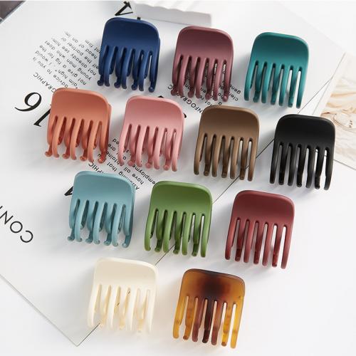 Hair Claw Clips, ABS Plastic, fashion jewelry & for woman, more colors for choice, 45x40x42mm, Sold By PC
