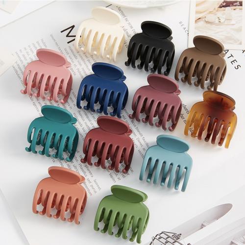 Hair Claw Clips, ABS Plastic, fashion jewelry & for woman, more colors for choice, 38x40x35mm, Sold By PC