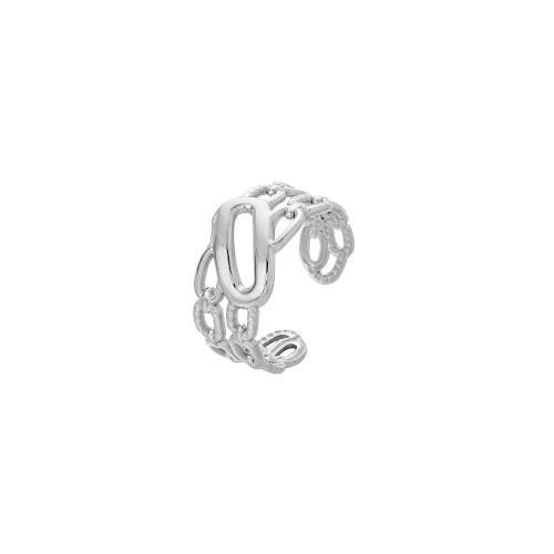 Палец кольцо из нержавеющей стали, Нержавеющая сталь 304, ювелирные изделия моды & Женский, оригинальный цвет, продается PC