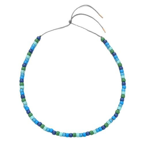 Natural Gemstone Necklace, Natural Stone, with Polyester Cord, handmade, vintage & adjustable & for woman, more colors for choice, Length:Approx 40-50 cm, Sold By PC