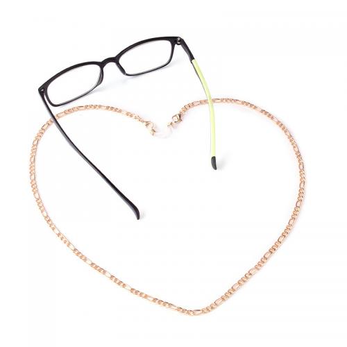 Suporte de óculos, cobre, banhado, unissex, Mais cores pare escolha, níquel, chumbo e cádmio livre, comprimento Aprox 72 cm, vendido por PC
