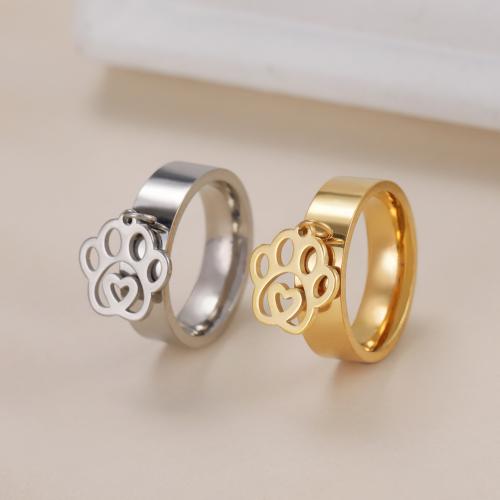 Stainless Steel Finger Ring 304 Stainless Steel Vacuum Ion Plating fashion jewelry & Unisex width 5.9mm Sold By PC