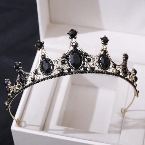 Bridal Tiaras Zinc Alloy fashion jewelry & for woman & with rhinestone nickel lead & cadmium free Inner Approx 155mm Sold By PC